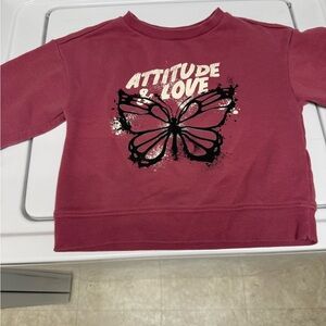 Attitude & Love Kids Shirt - Maroon